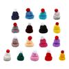 Zestaw 10 Świątecznych Mini Czapki Dzianinowe do Rękodzieła Dzieci DIY Czapka Dzianinowa