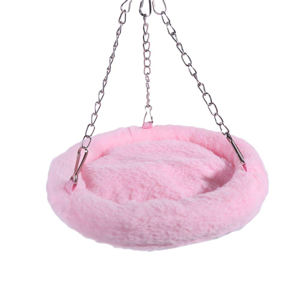 Soft Bird Plush House Hanging Bird Sleeping Bed Birds Swing Toys  for Autumn Winter