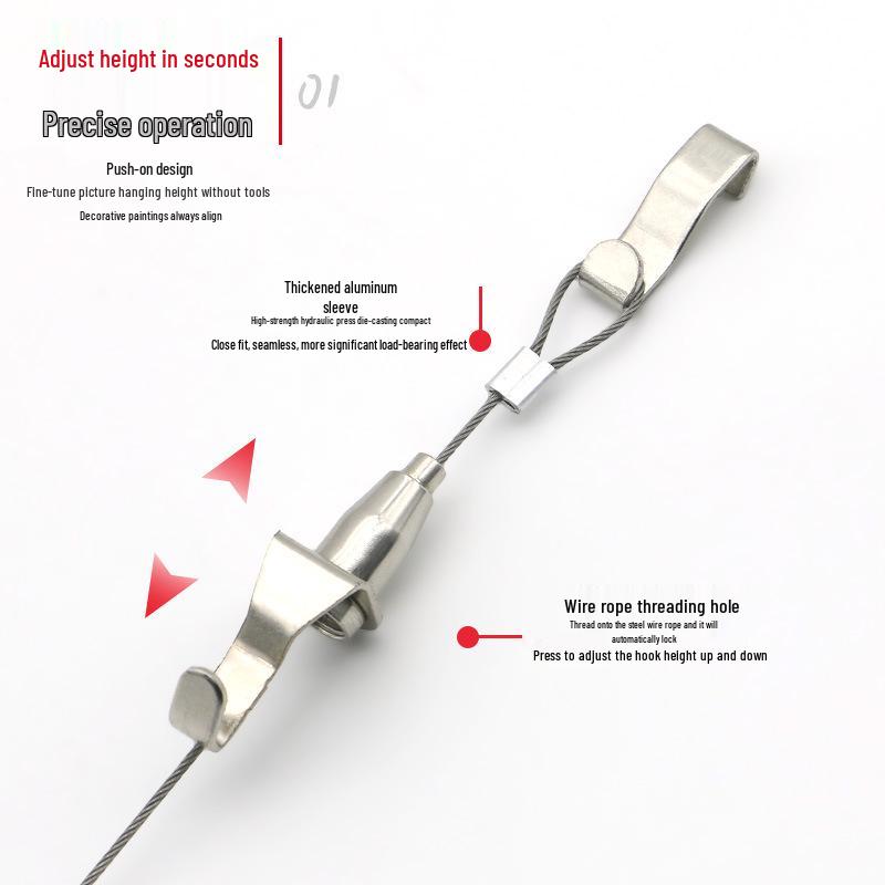 Verstellbarer Wandhaken zum Aufhängen von Bildern & Fotorahmen