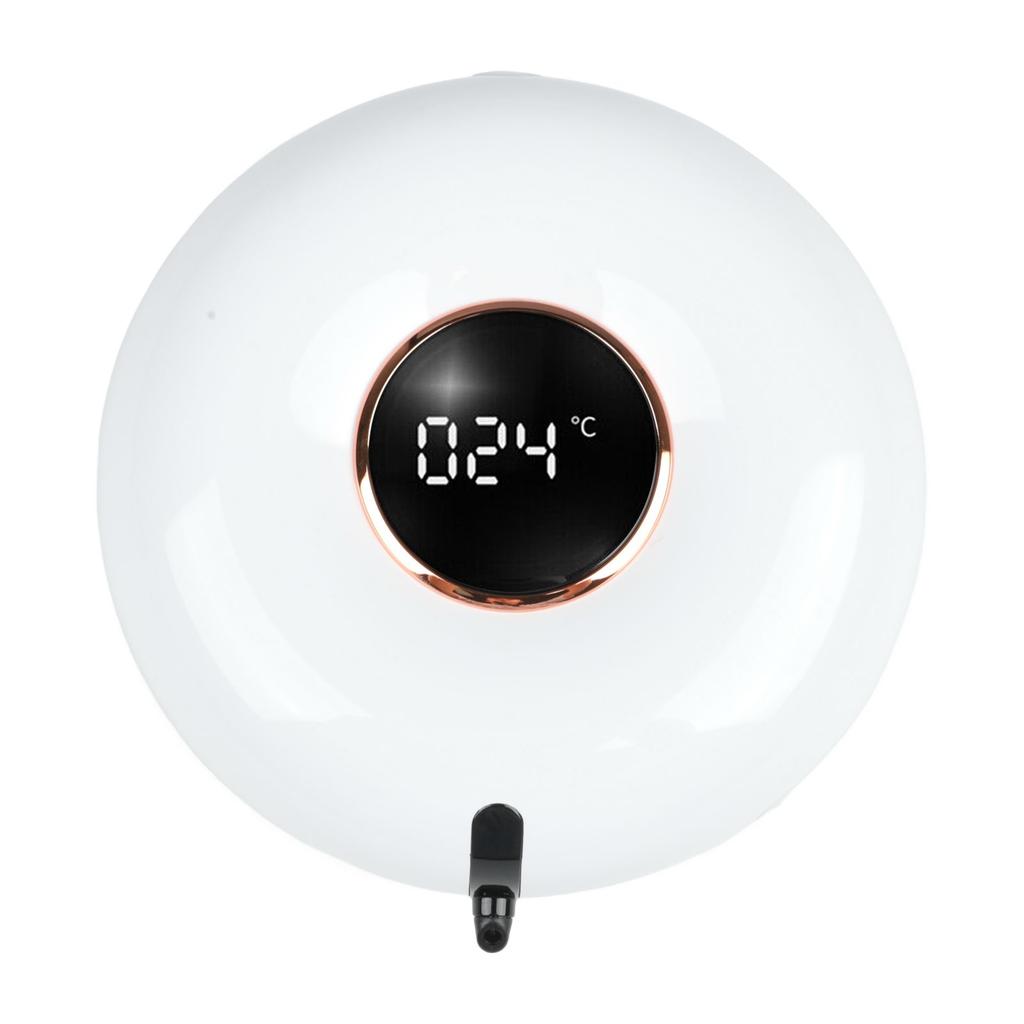 Dense Foam Automatic Soap Pump Hand Soap Dispenser Non-marking Glues Punch-free Installation Room Temperature Reading