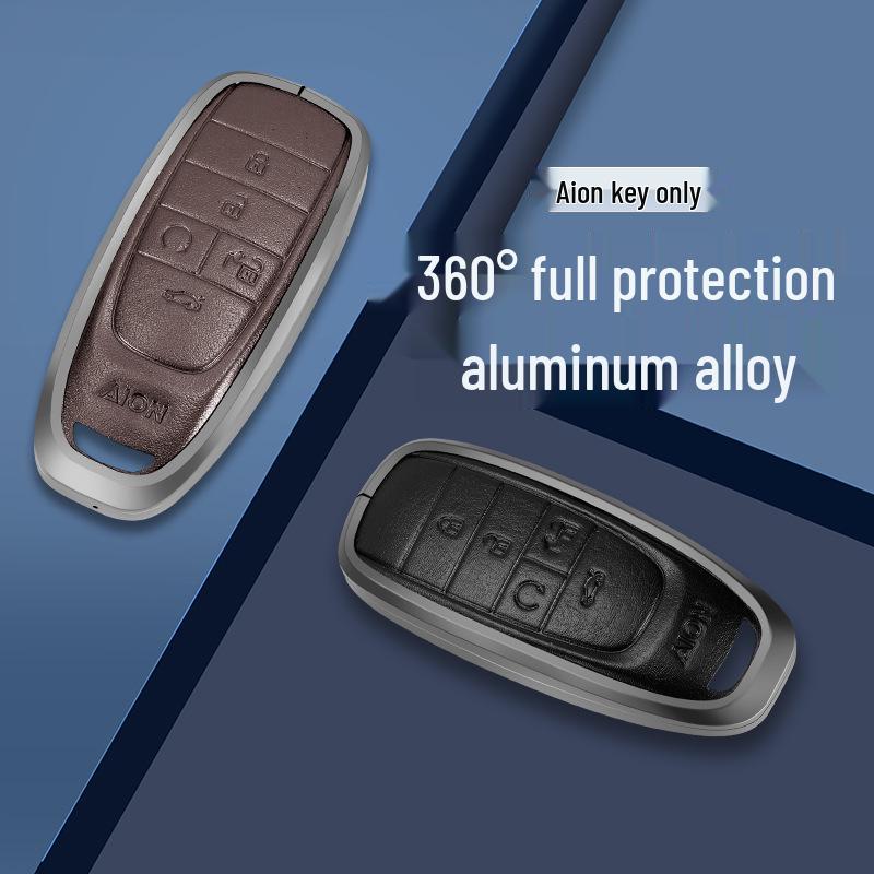 Compatible Key Cover for GAC Trumpchi Aion Models: LX, 630, IA5, Aions, VY - Protective Shell with Buckle