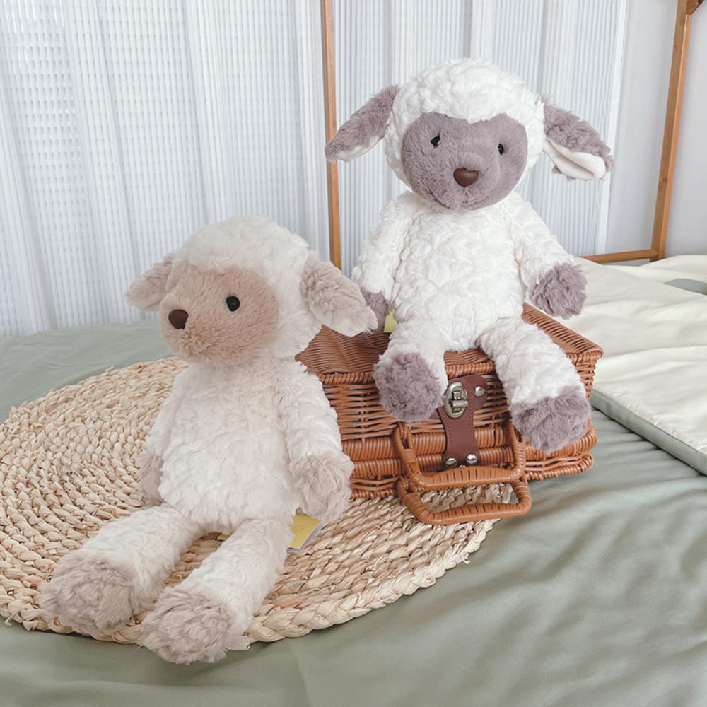 Cute Gray Face Rice Face Chocolate Wool Plush Toy
