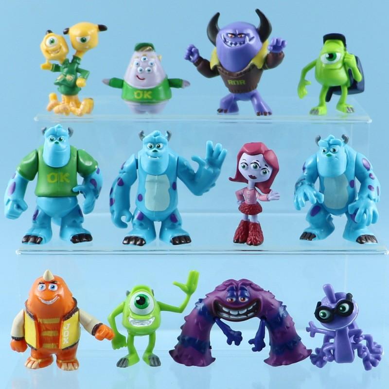 University 12pcs Monsters Action Figure Decoration Doll Cartoon Toy Gift Kids
