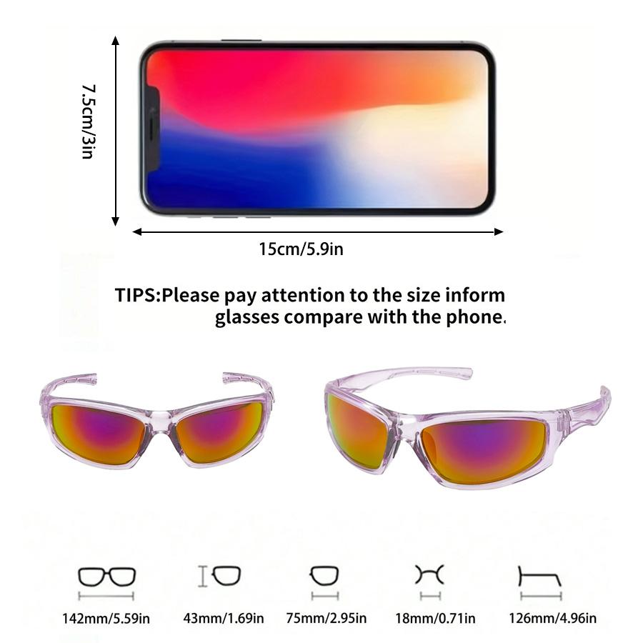 1pc Women's Y2K Retro Fashion Glasses Suitable for Neutral Outdoor Sports Street Fashion Glasses Daily Casual Wear Clubs Bir