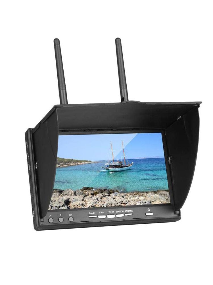 

FPV 5.8G Monitor 40ch DVR 7-inch Drone Accessories чорний