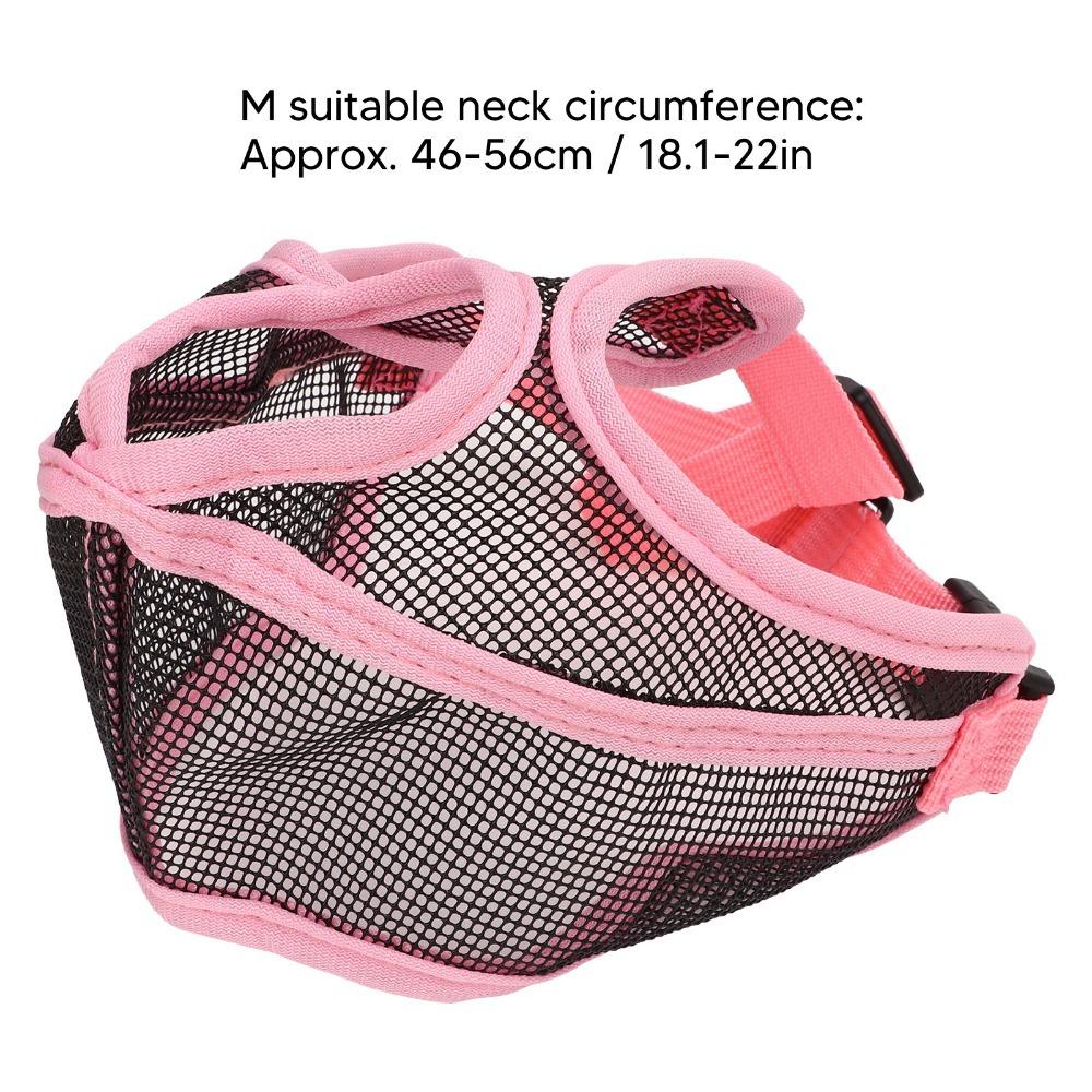 Adjustable Dog Muzzle Breathable Pug Muzzle Comfort Wear Bulldog Muzzle  Daily Walk