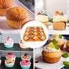 DIY Baking Tool - Non-Stick 12 Holes Round Muffin, Cupcake, Cookies, Fondant, Pudding, Steamed Cake Silicone Mold