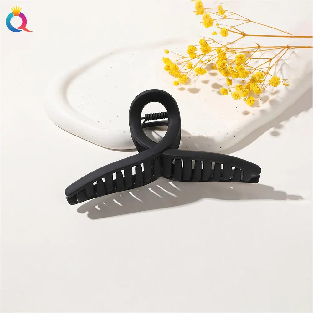 11-13cm Vintage Cross Hair Clip Large Barrette Crab Hair Claws Bath Ponytail Clip for Women Girls Claw Clip Hair Accessories