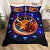 Constellation Taurus Three-Piece Quilt Cover 3D Digital Printing Bedding Set Bed Cover