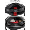 1Pc Women's Shoulder Bag Ladies Multi Pocket PU Messenger Handbag Cross Body Bags