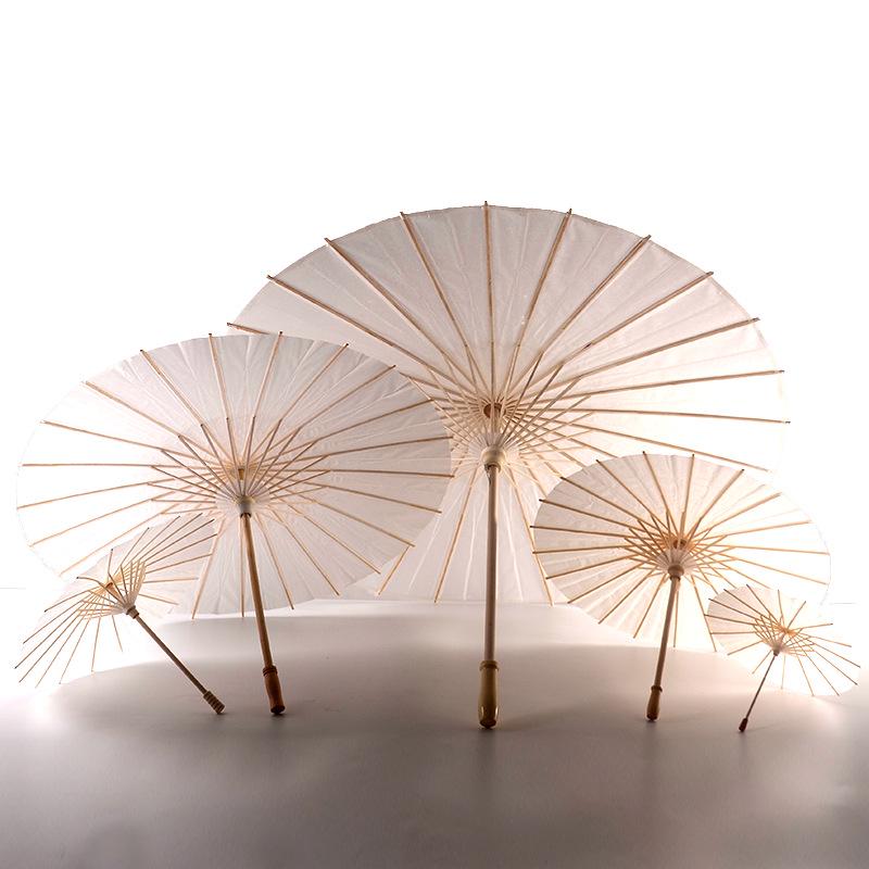 

Handmade DIY Wedding Photo Oil-Paper Umbrella - Bridesmaid & Children s Toy 20cm Solid Wood Frame, Plastic Handle білий