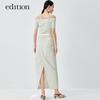 editionE+ Women's Colorful Sporty Straight Skirt