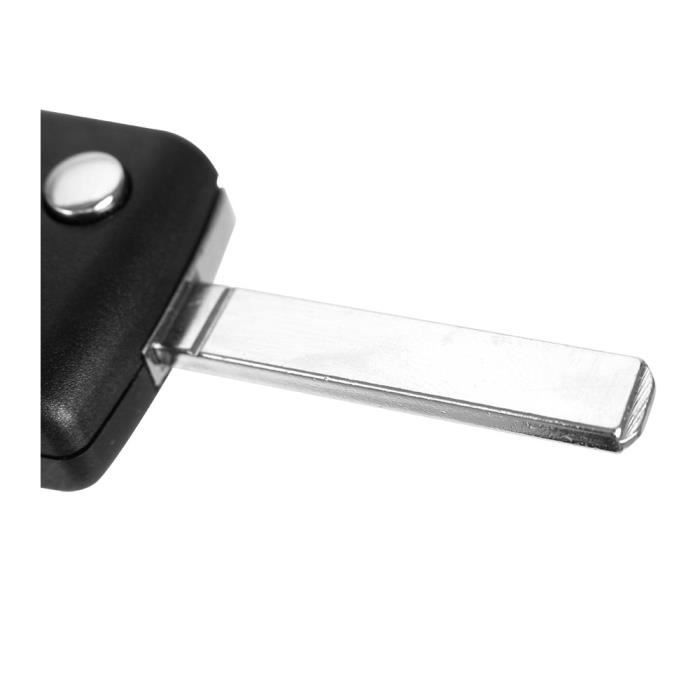 Key Shell for Peugeot 807 1007 Citroen C8 Fiat Ulysse - 4 Buttons - Without Battery Slot - Plip Remote Control Phonillico®