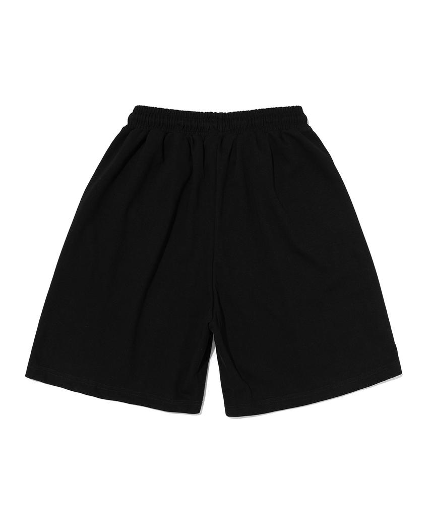 ROIDESROIS Minimal Cat Dot Shorts (Black)