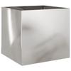 Vidaxl Donice, 2 Szt., Srebrne, 42X40X39 Cm, Stal Nierdzewna
