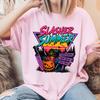 Slasher Summer T-Shirt Vintage Horror Movie Summer Camp Slasher Knife Graphic