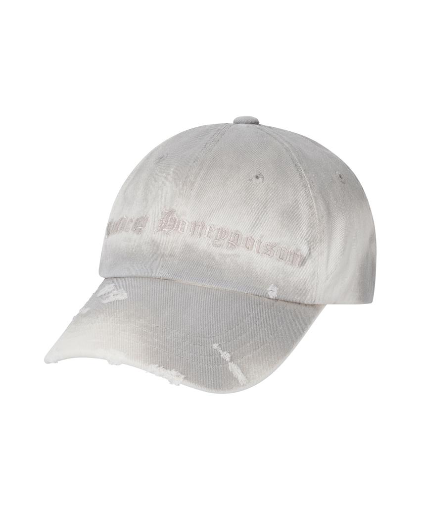 ROCKCAKE Slogan Washing Ball Cap - Ivory