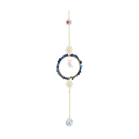 Citrine Crystal Sun Catcher Chips Filled Natural Crystal Transparent A