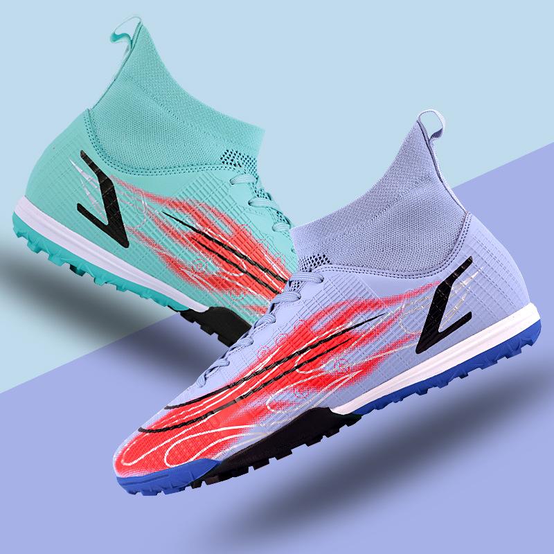 

Цветовая схема Мбаппе KM Assassin Shattered Nails Competition Training Футбольные бутсы MG Короткие шипы Студенческие Детские Длинные шипы TF Футбольные бутсы 46