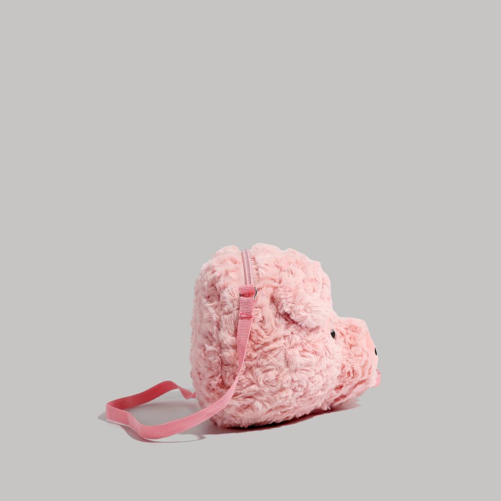 New Pink Pig Doll Bag High Value Small Fresh Girl Niche Versatile Cute Plush Bag