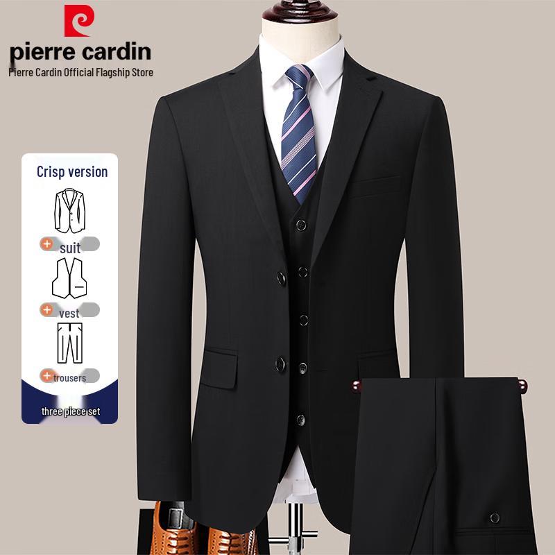 Pierre Cardin Men's Slim Fit 3-Piece Suit