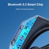 AlongChoice Bluetooth 5.3 Business Earphone LED Digital Display Headset Surround Music Large Capacity Headphone Waterproof