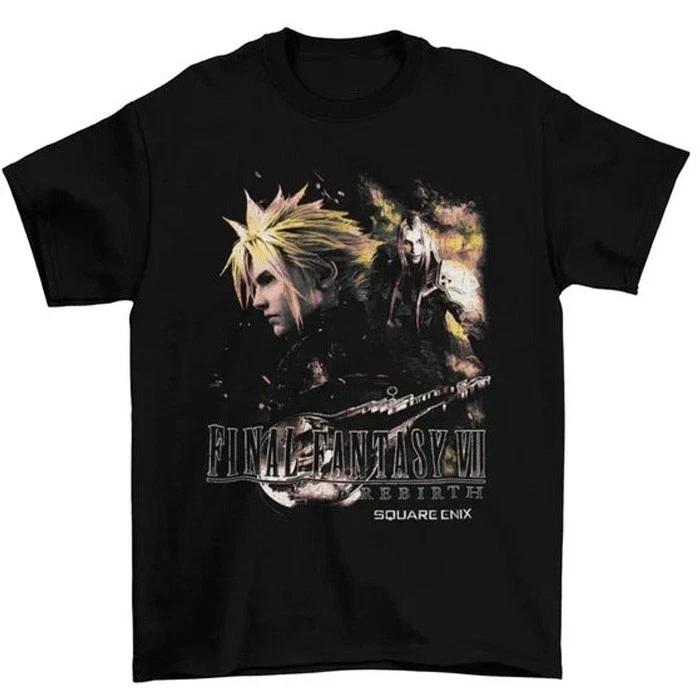 Футболка унисекс с коротким рукавом Final Fantasy 7 Клауд Страйф Сефирот S5XL S