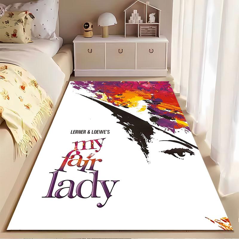My Fair Lady Artistic Carpet suitable as a non-slip mat for the living room or bedroom sofa