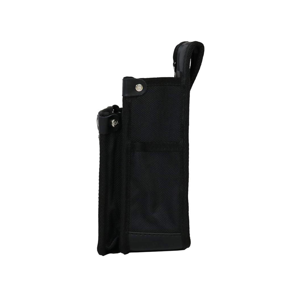 Kiyo Ryuga Waist Bag, Large, Back Split, RY243, Black