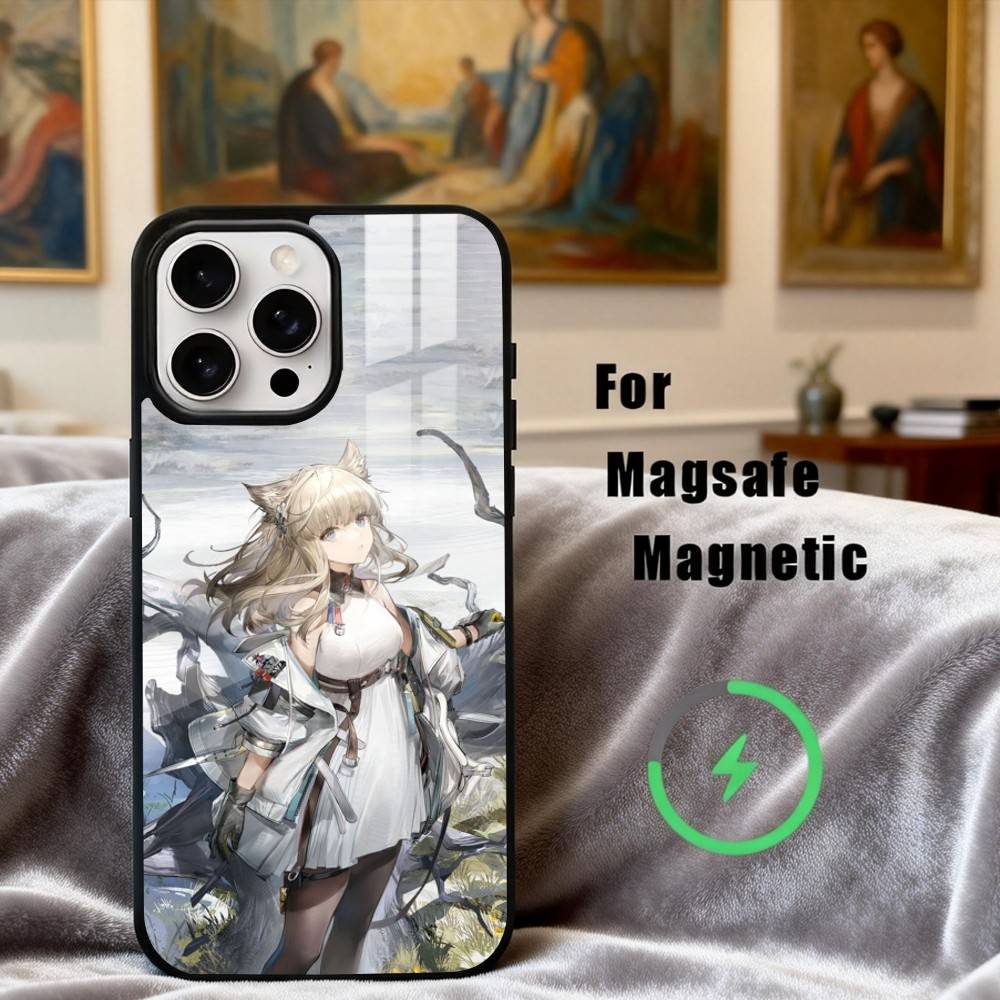 A-Arknight-T E-Enfield G-Game Phone Case For iPhone17,16,15,14,13,12,11 Plus,Pro Max Magnetic For Magsafe Wireless Charging