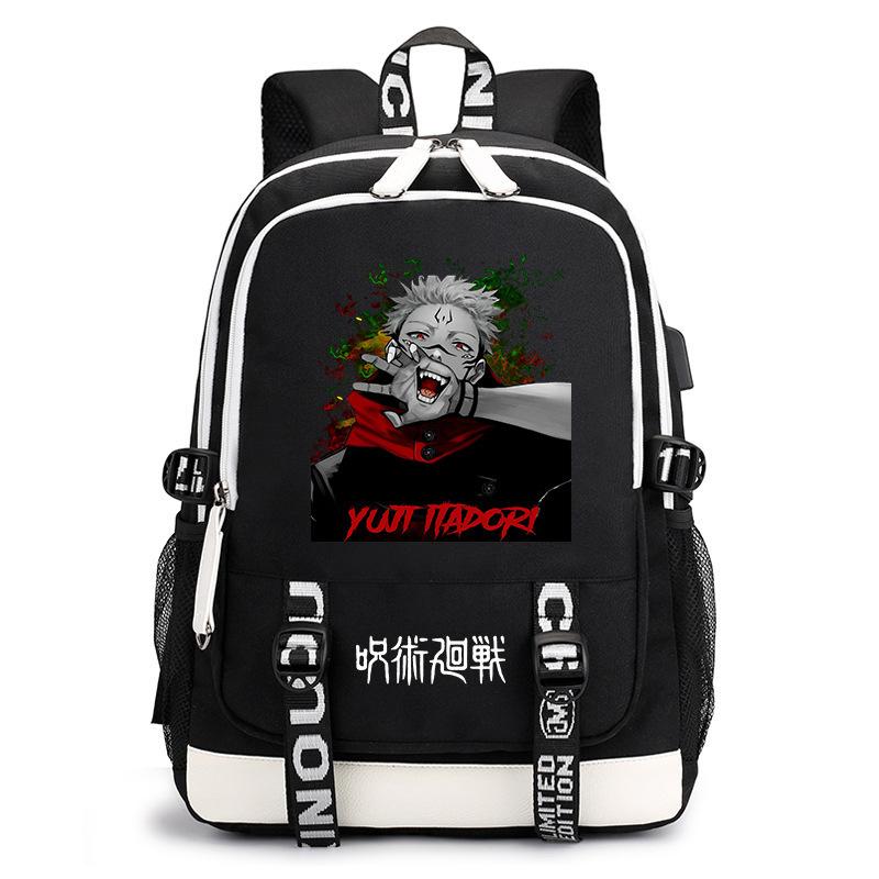 Day Mantra Return To War Anime School Bag Fashion Backpack Elementary School Students Large Capacity Backpack Burden Reduction Storage Bag