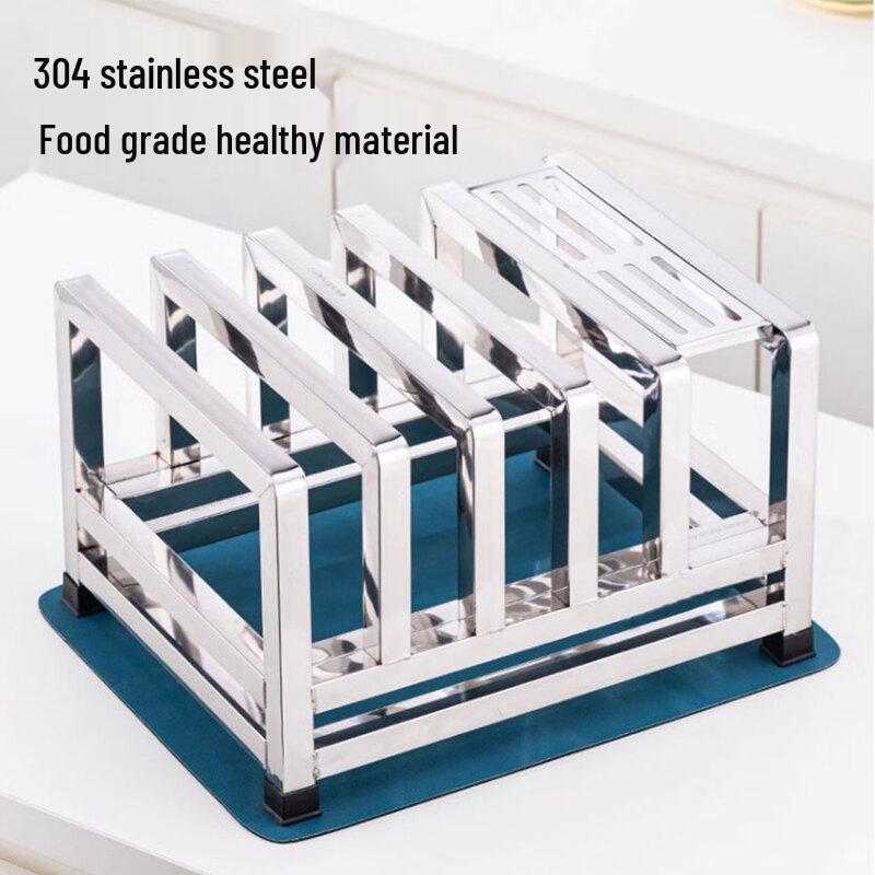 HPMILY 304 Stainless Steel Knife & Chopping Board Holder