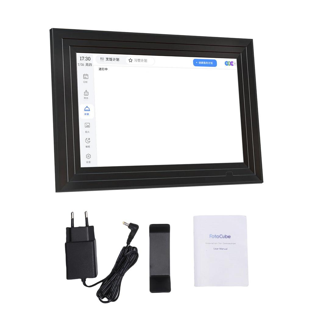 Digital Calendar Planner Chore Chart 10.1inch IPS Full View LCD Screen Interactive Calendar APP Management Wall Desk Mount