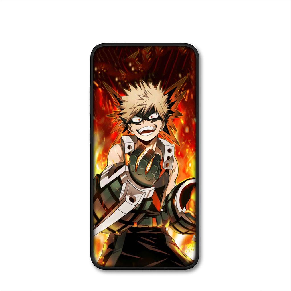 My Hero Academia Katsuki Bakugo BNHA Phone Cover for Xiaomi Redmi Note 11 10 9 8 Pro 9S 10S 11S 9A 9C NFC 9T 10A 10C 8A Case