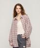 CARGOBROS FOR WOMAN Light Oversized Plaid Shirt (Pink)
