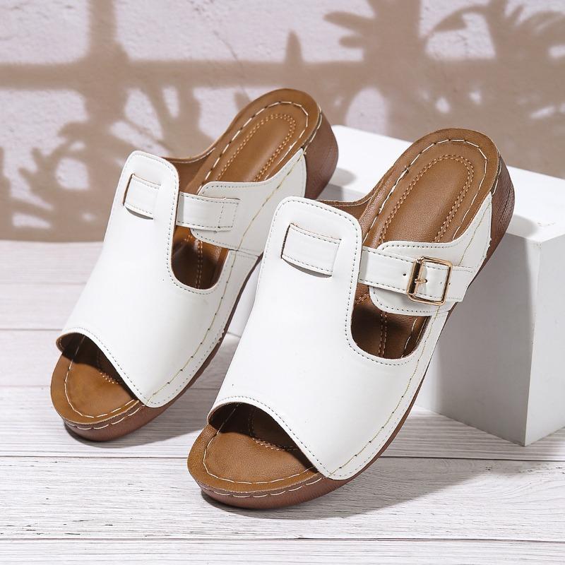 Large-sized Sandals for Summer, New Velcro Women's Shoes and Slippers