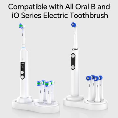 Zahnbürstenhalter Kompatibel mit Allen Oral B Elektrischen Zahnbürsten, iO Elektrischen Zahnbürsten & Aufbewahrungsständer für Ersatz-Zahnbürstenköpfe