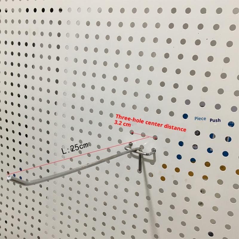 5 ks kovových univerzálních háčků na mřížku Hangers na mřížku do obchodu Háček na zeď Oblečení Taška Háček na polici do supermarketu