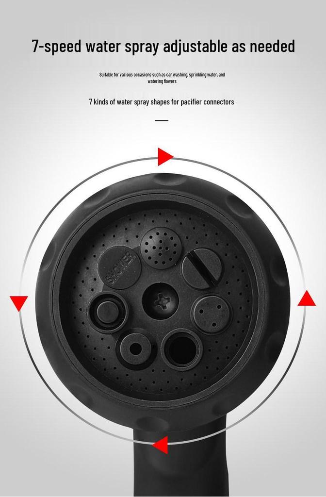 Adjustable Metal Water Spray Gun for Cars, Gardens, & Home. Perfect for Car Wash, Watering Plants, and Household Cleaning Tasks.