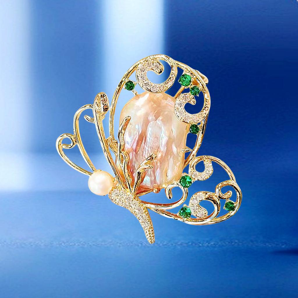 Motýlí brož Špičková dámská Vynikající Všestranná Barokní Špičkový smysl Pin Doplňky Oblek Korsáž Módní Sváteční dárek