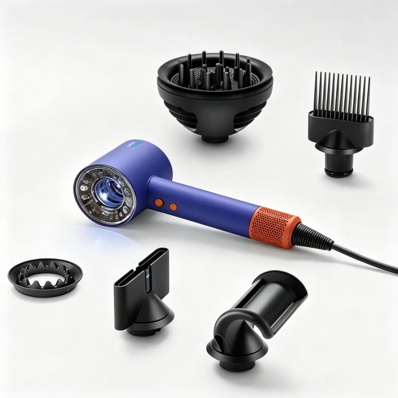 Ionic Supersonic Nural HD16 Blow Dryer Vinca Blue Hair Dryer