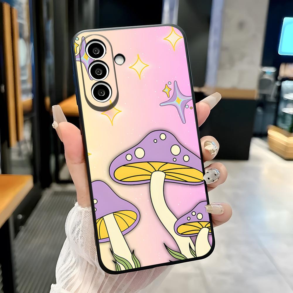 

Colorful Mushroom Phone Case For Samsung A25 A13 A33 5G A54 A36 A35 A56 A52 A14 Shockproof Soft Cover Samsung A24 4G