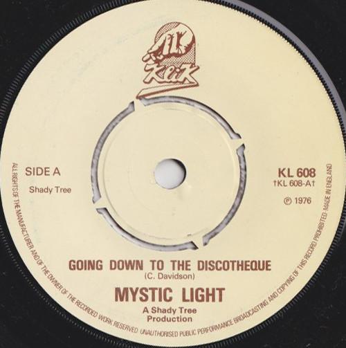 

7inch Record MYSTIC LIGHT - Going Down To The Discotheque KL608 Klik 1976 UK Soul/Funk Used