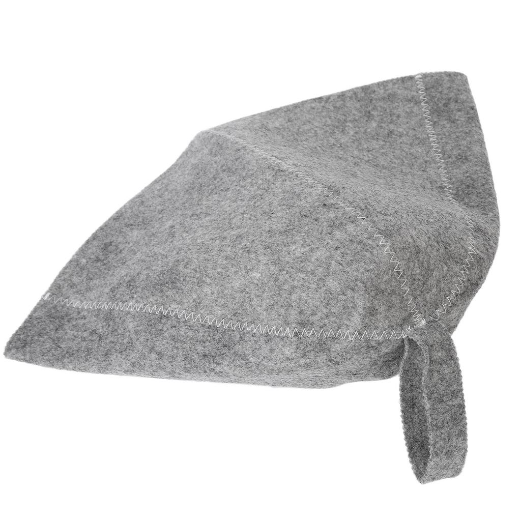 Sauna Felt Set Absorbent Bath Felt Hat Sauna Pad Poratble Bathroom Hair Cover for Man Woman