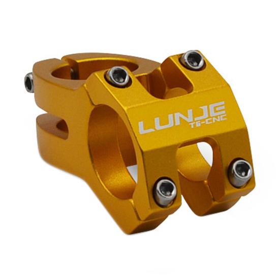 

Bike Stem Short Anti-ash Parts 31.8 x 45mm Bike Handlebar Stem for Cycling золотистый