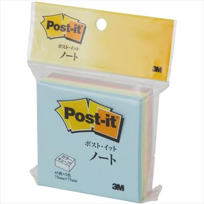 Kostka na poznámky pastelové barvy 75 x 75 mm 225 listů x 1 blok Post-it CP-33