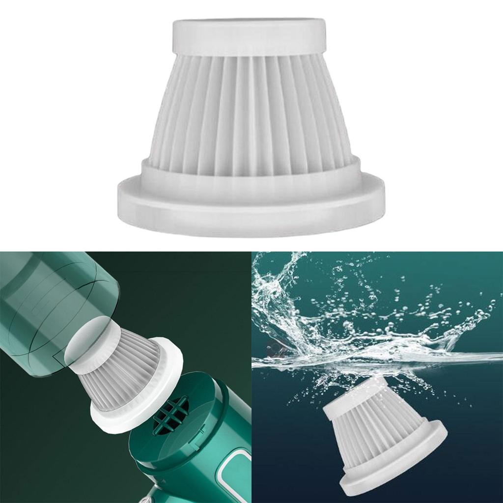Mini Vacuum Filter, Car Cleaner Cordless Multipurpose