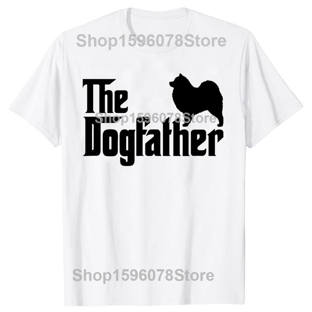 Funny Samoyed Lover Gift DogFather T Shirts Summer Style Graphic Cotton Streetwear Short Sleeve T-shirt Mens Clothing