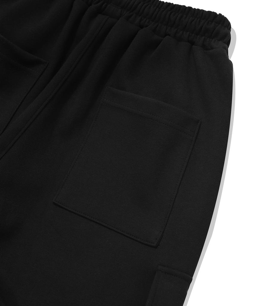 GAINSBORO Utility Cargo String Pants_Black