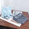 Cute Cat Ear Knitted Hat Women's Autumn and Winter Velvet Feels Warm, Ear Protection Shows the Face, Small Wool Hat Is Versatile and Warm